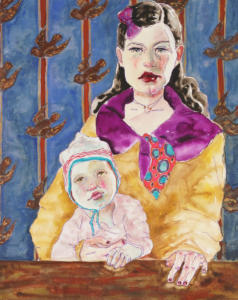mother and child 16x20